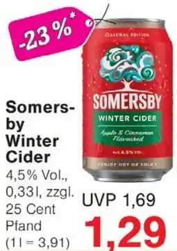 Wiglo Wunderland Somersby Winter Cider Angebot