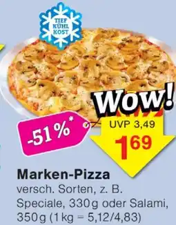 Wiglo Wunderland Marken-Pizza Angebot