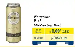 METRO Warsteiner Pils Angebot