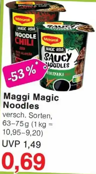 Wiglo Wunderland Maggi Magic Noodles Angebot