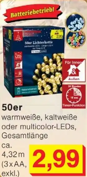Wiglo Wunderland 50er Lichterkette Angebot