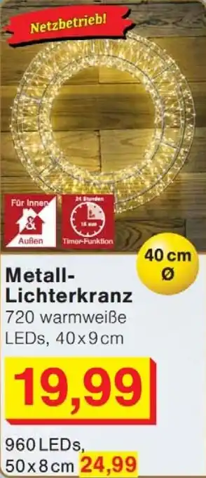Wiglo Wunderland Metall- Lichterkranz Angebot