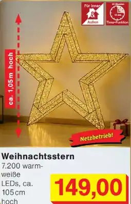 Wiglo Wunderland Weihnachtsstern Angebot