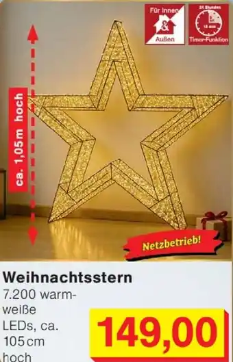 Wiglo Wunderland Weihnachtsstern Angebot