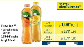 METRO Fuze Tea Angebot