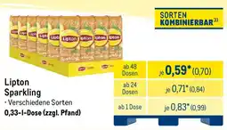 METRO Lipton Sparkling Angebot