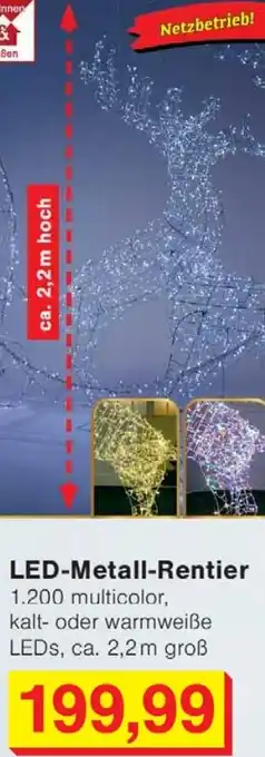 Wiglo Wunderland LED-Metall-Rentier Angebot