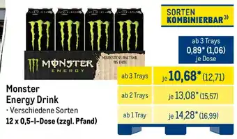 METRO Monster Energy Drink Angebot