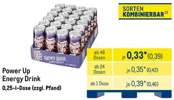 METRO Power Up Energy Drink Angebot