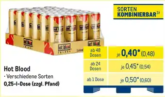 METRO Hot Blood Angebot