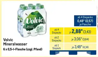 METRO Volvic Mineralwasser Angebot