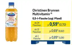 METRO Christinen Brunnen Multivitamin Angebot