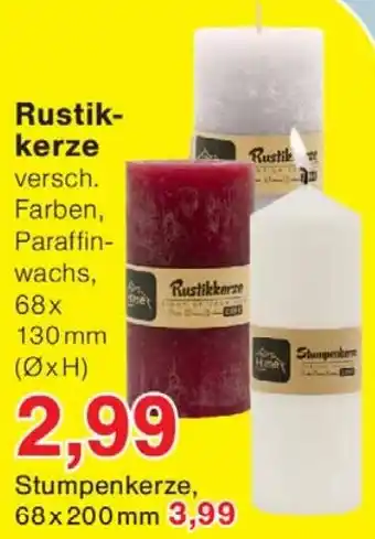 Wiglo Wunderland Rustikkerze Angebot