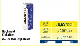 METRO Hochwald Eiskaffee Angebot