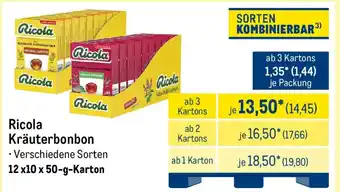 METRO Ricola Kräuterbonbon Angebot