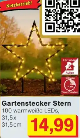 Wiglo Wunderland Gartenstecker Stern Angebot