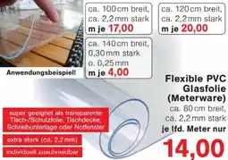 Wiglo Wunderland Flexible PVC Glasfolie (Meterware) Angebot