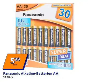 Action Panasonic panasonic alkaline-batterien aa Angebot