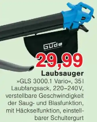 Wiglo Wunderland Güde Laubsauger Angebot
