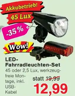Wiglo Wunderland LED- Fahrradleuchten-Set Angebot