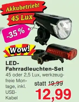 Wiglo Wunderland LED- Fahrradleuchten-Set Angebot