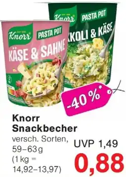 Wiglo Wunderland Knorr Snackbecher Angebot