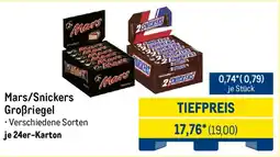METRO Mars/Snickers Großriegel Angebot