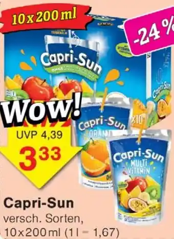 Wiglo Wunderland Capri-Sun Angebot