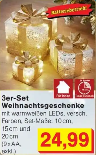 Wiglo Wunderland 3er-Set Weihnachtsgeschenke Angebot