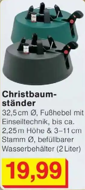 Wiglo Wunderland Christbaumständer Angebot