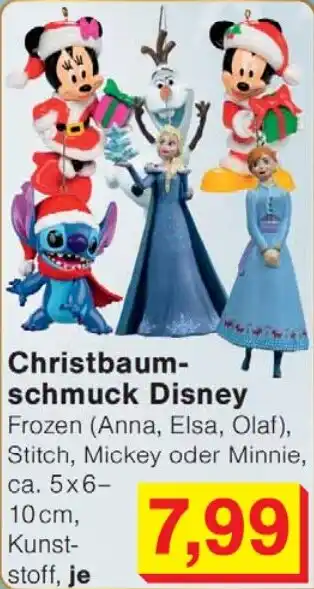 Wiglo Wunderland Christbaumschmuck Disney Angebot
