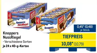 METRO Knoppers NussRiegel Angebot