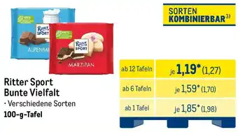 METRO Ritter Sport Bunte Vielfalt Angebot