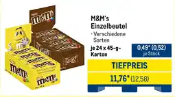METRO M&M's Einzelbeutel Angebot