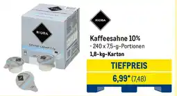 METRO RIOBA Kaffeesahne 10% Angebot