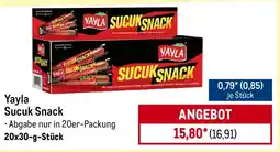 METRO Yayla Sucuk Snack Angebot