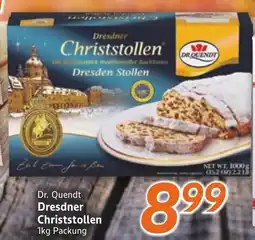 inkoop Dr. Quendt Dresdner Christstollen Angebot