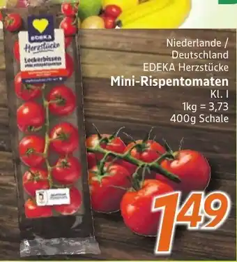 inkoop EDEKA Herzstücke Mini-Rispentomaten Angebot