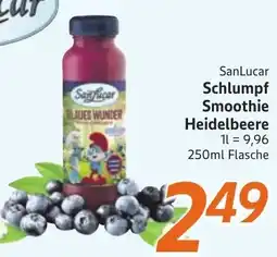 inkoop SanLucar Schlumpf Smoothie Heidelbeere Angebot