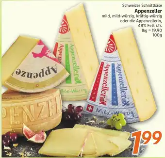 inkoop Appenzeller Schweizer Schnittkäse Angebot