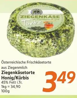 inkoop Ziegenkäsetorte Honig/Kürbis Angebot