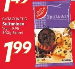 inkoop GUT&GÜNSTIG Sultaninen Angebot