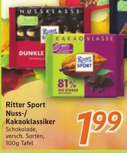inkoop Ritter Sport Nuss-/ Kakaoklassiker Schokolade Angebot