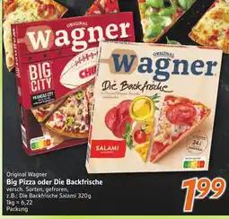 inkoop Original Wagner Big Pizza oder Die Backfrische Angebot