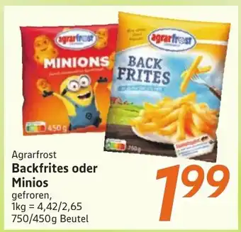 inkoop Agrarfrost Backfrites oder Minios Angebot