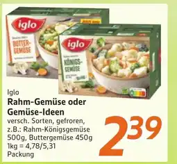 inkoop Iglo Rahm-Gemüse oder Gemüse-Ideen Angebot