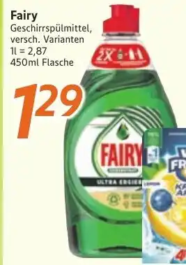 inkoop Fairy Geschirrspülmittel Angebot
