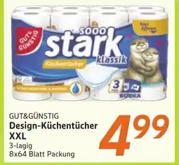 inkoop GUT&GÜNSTIG Design-Küchentücher XXL Angebot