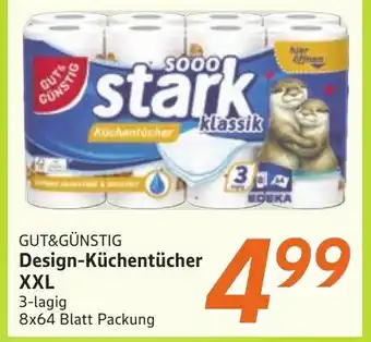 inkoop GUT&GÜNSTIG Design-Küchentücher XXL Angebot