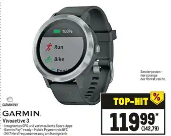 METRO Garmin VivoActive 3 Angebot